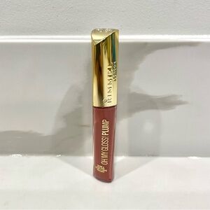 🟠5/$25 NEW Rimmel London Oh My Gloss! Plump Lip Gloss (758 Rosie Posie)